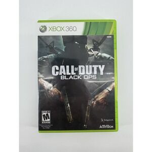 Call of Duty Black Ops Microsoft Xbox 360 2010 Activision CIB Manual Included